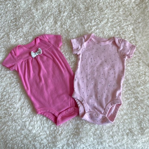 CARTER'S Short Sleeve Onesies - Picture 1 of 2